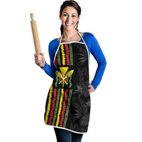 Hawaii Lei Kanaka Maoli Flag Apron Tropical Vibes