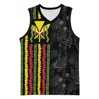 Hawaii Lei Kanaka Maoli Flag Basketball Jersey Tropical Vibes