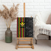 Hawaii Lei Kanaka Maoli Flag Canvas Wall Art Tropical Vibes