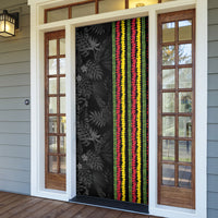Hawaii Lei Kanaka Maoli Flag Door Cover Tropical Vibes