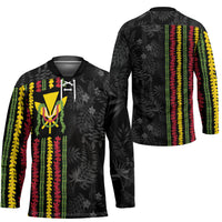 Hawaii Lei Kanaka Maoli Flag Hockey Jersey Tropical Vibes