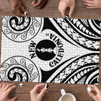 New Caledonia Day Puzzle Polynesian Curves White Color LT05 - Polynesian Pride