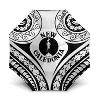 New Caledonia Day Umbrella Polynesian Curves White Color - Polynesian Pride