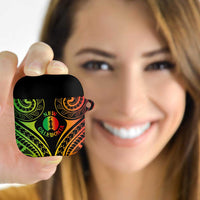New Caledonia Day AirPods Case Polynesian Curves Reggae Color - Polynesian Pride