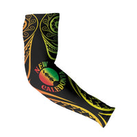 New Caledonia Day Arm Sleeves Polynesian Curves Reggae Color LT05 - Polynesian Pride