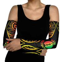 New Caledonia Day Arm Sleeves Polynesian Curves Reggae Color LT05 - Polynesian Pride