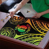 New Caledonia Day Puzzle Polynesian Curves Reggae Color LT05 - Polynesian Pride