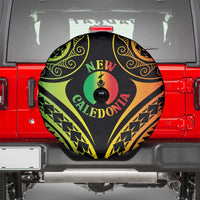 New Caledonia Day Spare Tire Cover Polynesian Curves Reggae Color LT05 - Polynesian Pride
