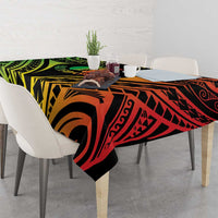 New Caledonia Day Tablecloth Polynesian Curves Reggae Color - Polynesian Pride