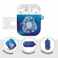 Marshall Islands Manit Day AirPods Case Tribal Dolphin With Marshall Seal LT05 - Polynesian Pride