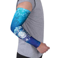 Marshall Islands Manit Day Arm Sleeves Tribal Dolphin With Marshall Seal - Polynesian Pride