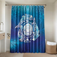 Marshall Islands Manit Day Bathroom Set Tribal Dolphin With Marshall Seal - Polynesian Pride