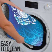 Marshall Islands Manit Day Bathroom Set Tribal Dolphin With Marshall Seal - Polynesian Pride