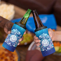 Marshall Islands Manit Day 4 in 1 Can Cooler Tumbler Tribal Dolphin With Marshall Seal - Polynesian Pride