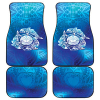 Marshall Islands Manit Day Car Mats Tribal Dolphin With Marshall Seal - Polynesian Pride
