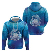 Marshall Islands Manit Day Hoodie Tribal Dolphin With Marshall Seal - Polynesian Pride