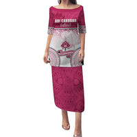Adi Cakobau School Puletasi 75th Anniversary LT05 Long Dress Pink - Polynesian Pride