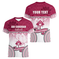 personalized-adi-cakobau-school-women-v-neck-t-shirt-with-fijian-tapa-pattern
