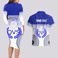 personalized-queen-victoria-school-couples-matching-long-sleeve-bodycon-dress-and-hawaiian-shirt-with-fijian-tapa-pattern
