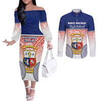 personalized-marist-brothers-high-school-couples-matching-off-the-shoulder-long-sleeve-dress-and-long-sleeve-button-shirts-with-fijian-tapa-pattern