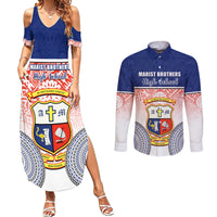 personalized-marist-brothers-high-school-couples-matching-summer-maxi-dress-and-long-sleeve-button-shirts-with-fijian-tapa-pattern