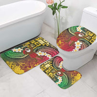 Vanuatu Christmas Bathroom Set Ni-Van Santa Retro Style - Polynesian Pride