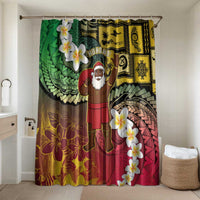 Vanuatu Christmas Bathroom Set Ni-Van Santa Retro Style - Polynesian Pride
