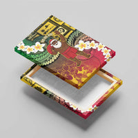 Vanuatu Christmas Canvas Wall Art Ni-Van Santa Retro Style - Polynesian Pride
