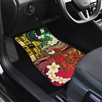 Vanuatu Christmas Car Mats Ni-Van Santa Retro Style - Polynesian Pride
