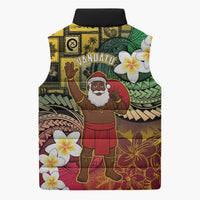 Vanuatu Christmas Sleeveless Puffer Jacket Ni-Van Santa Retro Style - Polynesian Pride