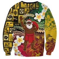 Vanuatu Christmas Sweatshirt Ni-Van Santa Retro Style - Polynesian Pride