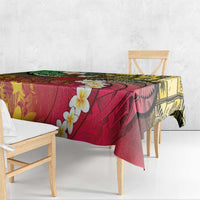 Vanuatu Christmas Tablecloth Ni-Van Santa Retro Style - Polynesian Pride