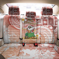 Hawaii Mele Kalikimaka Back Car Seat Cover Hula Santa Retro Style Red LT05 - Polynesian Pride