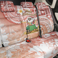 Hawaii Mele Kalikimaka Back Car Seat Cover Hula Santa Retro Style Red LT05 - Polynesian Pride