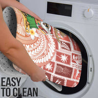 Hawaii Mele Kalikimaka Bathroom Set Hula Santa Retro Style Red - Polynesian Pride