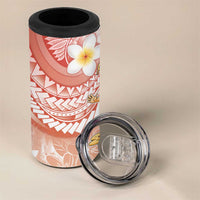 Hawaii Mele Kalikimaka 4 in 1 Can Cooler Tumbler Hula Santa Retro Style Red - Polynesian Pride