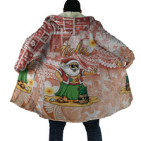 Hawaii Mele Kalikimaka Cloak Hula Santa Retro Style Red LT05 - Polynesian Pride