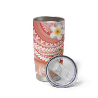 Hawaii Mele Kalikimaka Tumbler Cup Hula Santa Retro Style Red - Polynesian Pride