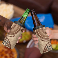 Samoa Siapo Pattern Simple Style 4 in 1 Can Cooler Tumbler