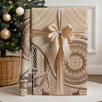 Samoa Siapo Pattern Simple Style Wrapping Paper - Polynesian Pride