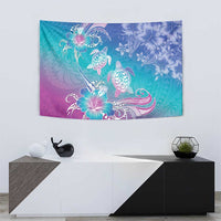 Polynesia Sea Turtle Couple Tapestry Love Is Life