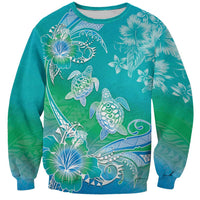 Polynesia Sea Turtle Couple Sweatshirt I Am Turtley In Love With You