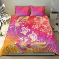 Polynesia Sea Turtle Couple Bedding Set One Soul One Love