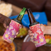 Polynesia Sea Turtle Couple 4 in 1 Can Cooler Tumbler One Soul One Love