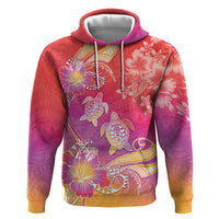 Polynesia Sea Turtle Couple Hoodie One Soul One Love