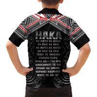 New Zealand Aotearoa Family Matching Long Sleeve Bodycon Dress and Hawaiian Shirt Traditional Kapa Haka