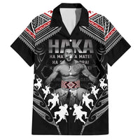 New Zealand Aotearoa Family Matching Long Sleeve Bodycon Dress and Hawaiian Shirt Traditional Kapa Haka