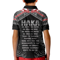 New Zealand Aotearoa Kid Polo Shirt Traditional Kapa Haka