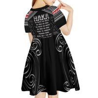 New Zealand Aotearoa Kid Short Sleeve Dress Traditional Kapa Haka
