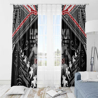 New Zealand Aotearoa Window Curtain Traditional Kapa Haka